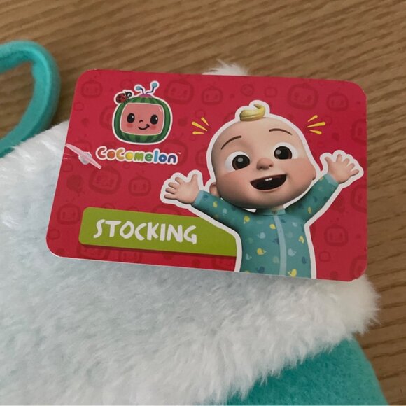 CoComelon Christmas Stocking With JJ Bear Plush Appliqué Hobby Lobby New w Tag - Picture 4 of 7